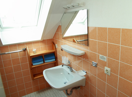 Badezimmer - Gästehaus ROTH